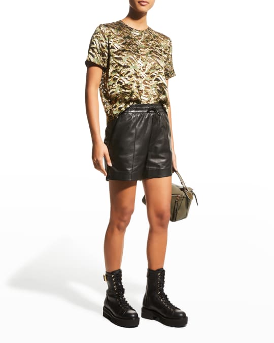Rag and bone leather shorts cheap