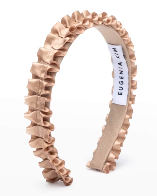 Rafaela Ruffled Satin Headband