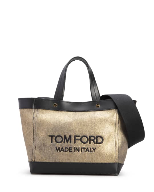 Metallic Logo Mini Tote Bag