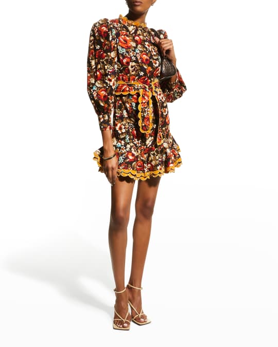 CELIAB Alder Floral Mini Dress | Neiman Marcus