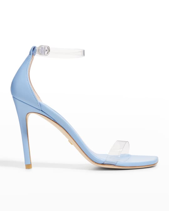 Stuart weitzman clear best sale heel