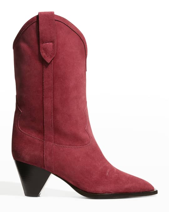 Luliette suede cowboy boots