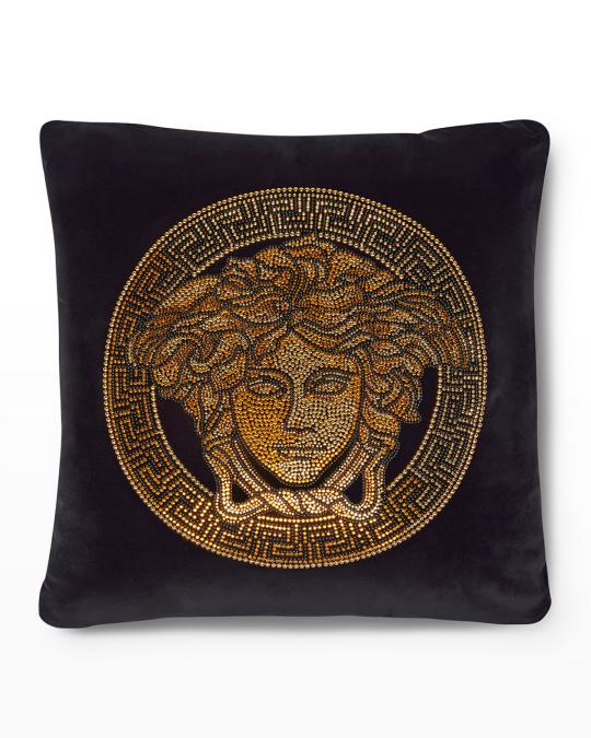 Versace Home Collection Logomania Pillow, 17.7