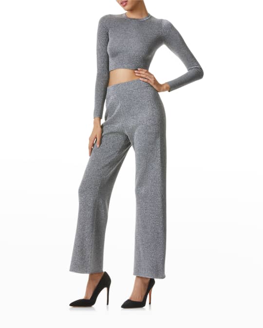Alice and olivia discount ciara cropped sweater
