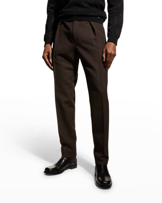 Flared wool-blend bouclÃ© sweatpants