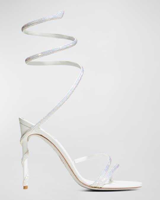 Strauss Snake Ankle Wrap Sandals