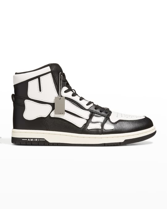 Amiri Men's Skeleton Leather High-Top Sneakers | Neiman Marcus