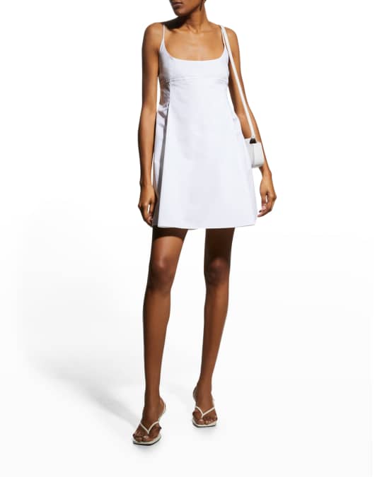 Khaite Paulina Strappy Open-Back Mini Dress | Neiman Marcus