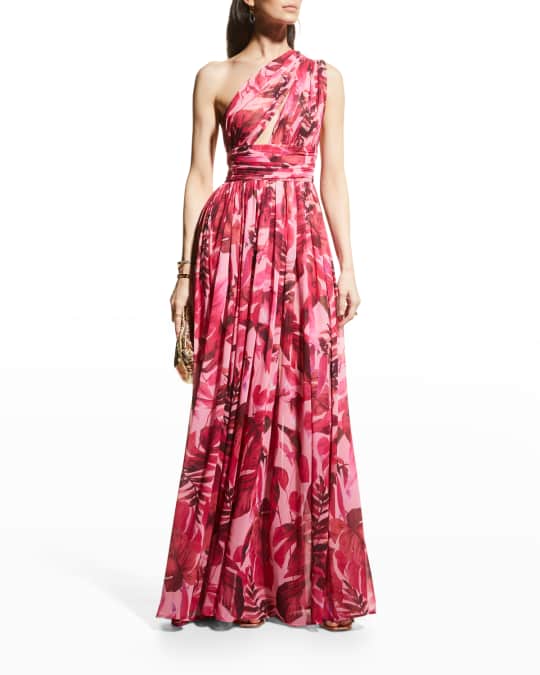 Bronx and Banco Camilla One-Shoulder Maxi Dress | Neiman Marcus