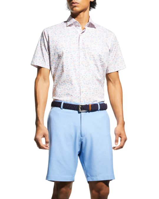 Peter Millar Men's Oahu Printed Sport Shirt | Neiman Marcus