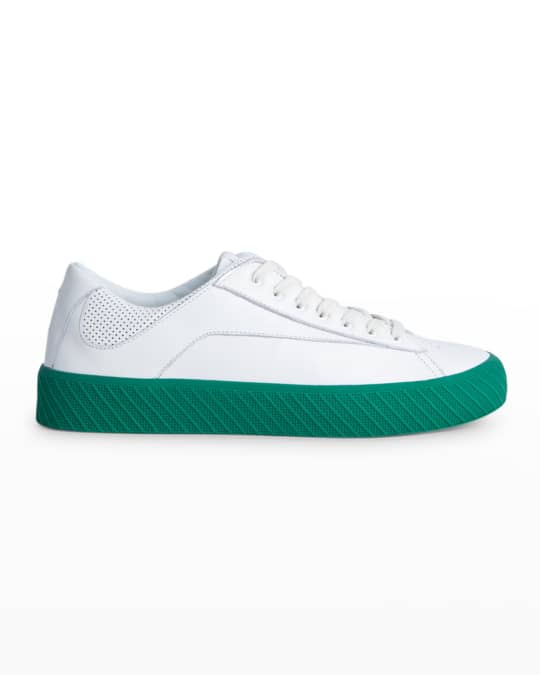 BY FAR ロティナ レスアッフ スニカ 22CRROAGOWL GOW BY FAR Rodina Bicolor Leather Low-Top Sneakers | Neiman Marcus