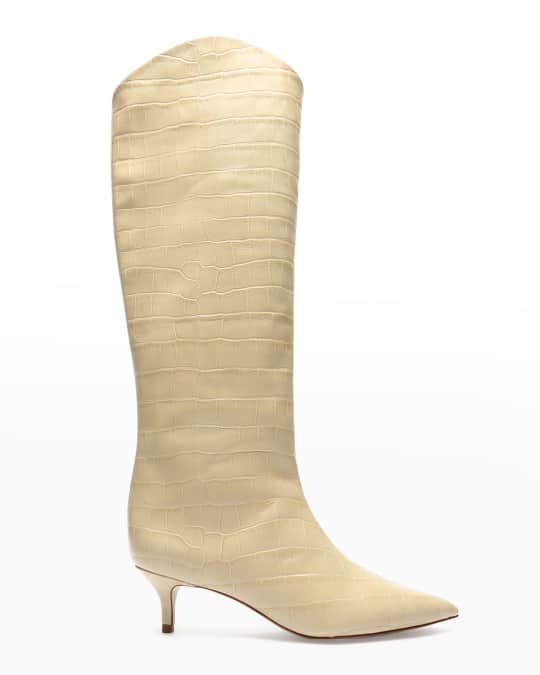 Schutz python boots top