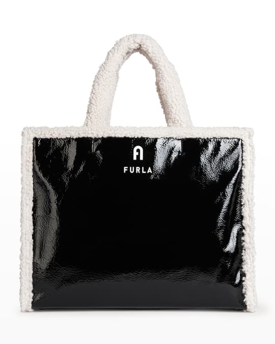 Furla Opportunity Large Faux Fur Tote Bag Neiman Marcus