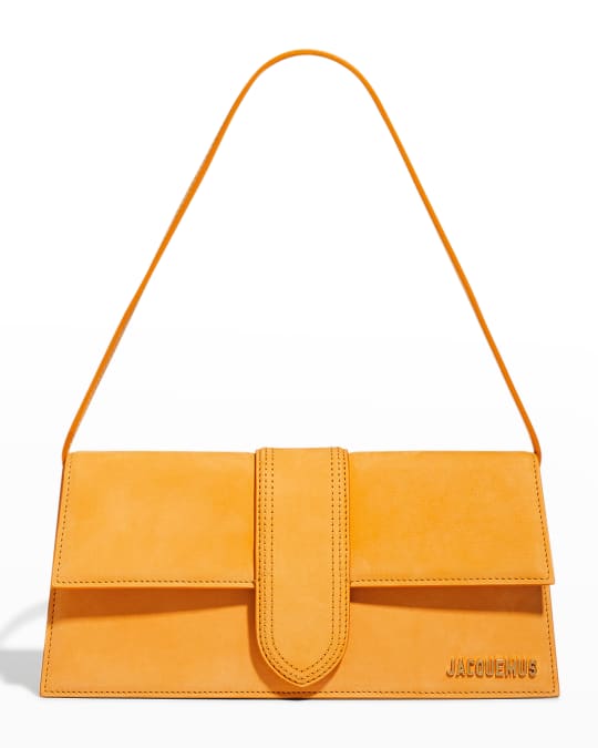 Le bambino medium top suede shoulder bag