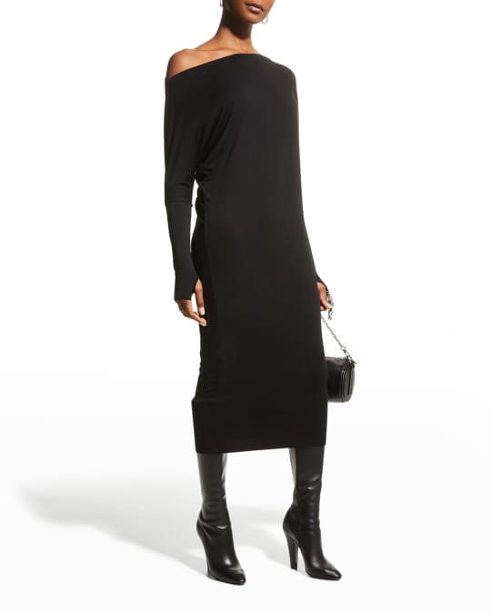 black summer dress knee length Solid Color Classic Tie-Waist Summer Dress for Women Knee Length – Anna-Kaci main image 0