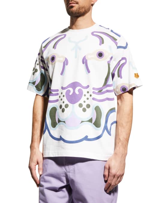 Kenzo Men s Oversized Tiger Print T Shirt