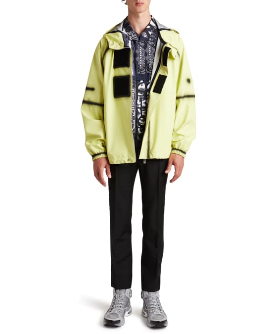 GIVENCHY Coated Canvas Camo Windbreaker Men's size 54 Retail