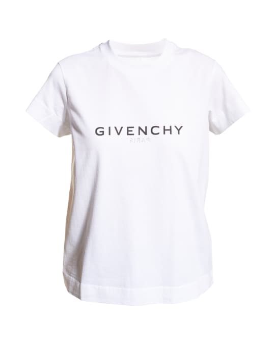 Tシャツ・カットソー Givenchy GIVENCHY REVERSE LOGO T-SHIRT Givenchy Reverse Logo Print T-Shirt Givenchy