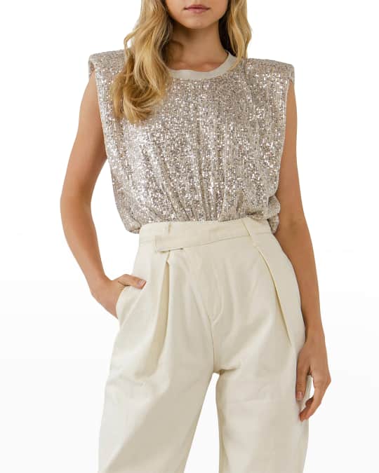 Neiman marcus sales sequin tops