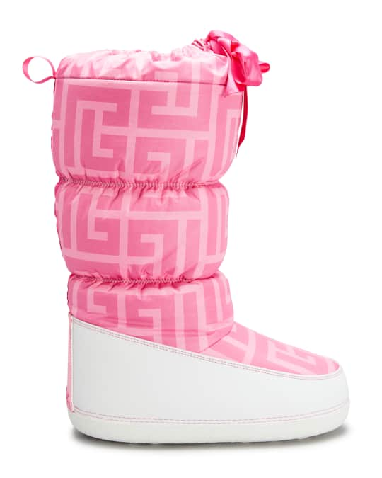 Winter Glam: Unpacking Balmain's Barbie Snow Boots