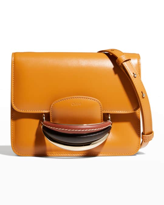 Chloe Kattie Smooth Leather Clutch Shoulder Bag Neiman Marcus