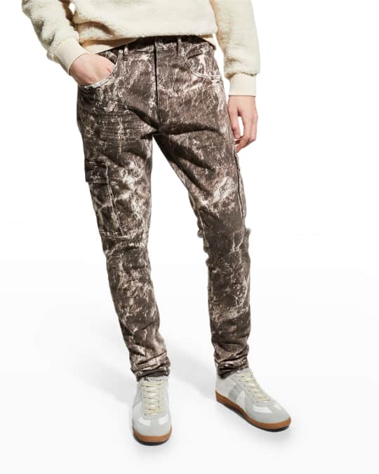 Camo Cargo Pants With Paint Smoke Rise® Camo Cargo Taper Stretch