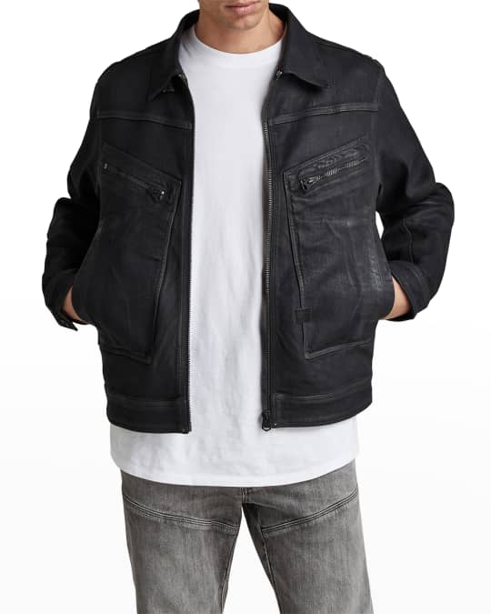 G-STAR RAW Men's Air Force Denim Jacket Neiman Marcus
