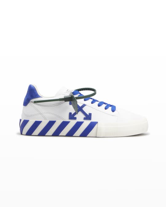 Off-White Vulcanized Canvas Low-Top Sneakers | Neiman Marcus
