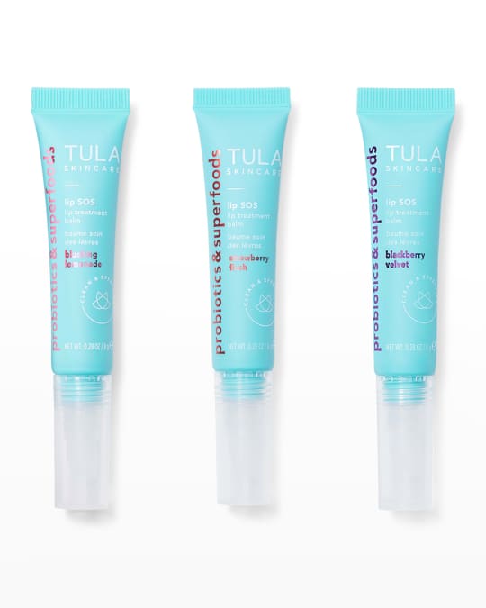 TULA Lip SOS Lip Treatment Balm Trio Neiman Marcus