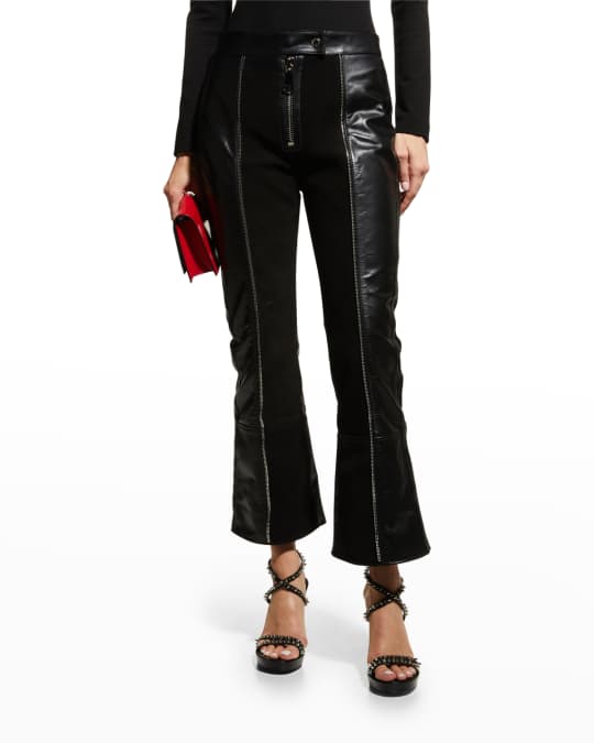 Alexander mcqueen discount leather pants