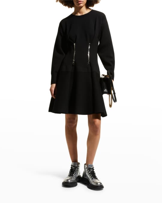 Alexander mcqueen zipper outlet dress
