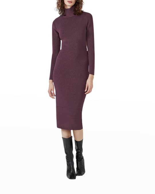 Bardot Santi Open-Back Midi Bodycon Dress | Neiman Marcus