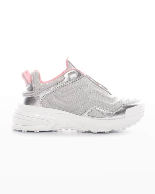 Givenchy Giv 1 Light Runner Sneakers In Laminated And Textured Mesh ...