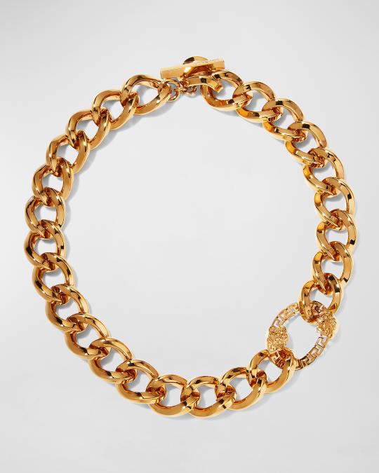 Versace Men Versace Gold Geometric Necklace main image 0