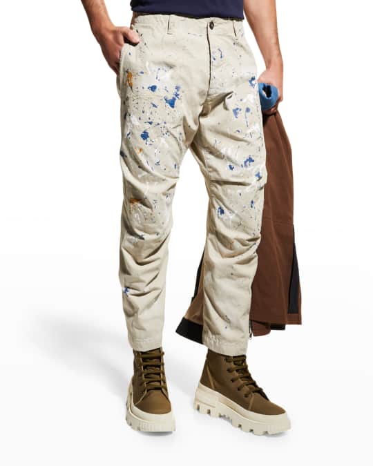 Dsquared2 Men's Skipper Paint-Splatter Chino Pants | Neiman Marcus
