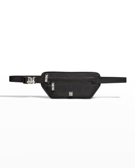 Givenchy Men s 4G Light Nylon Flat Belt Bag Neiman Marcus