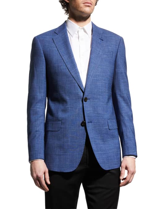 Men s Stretch Plaid Sport Coat