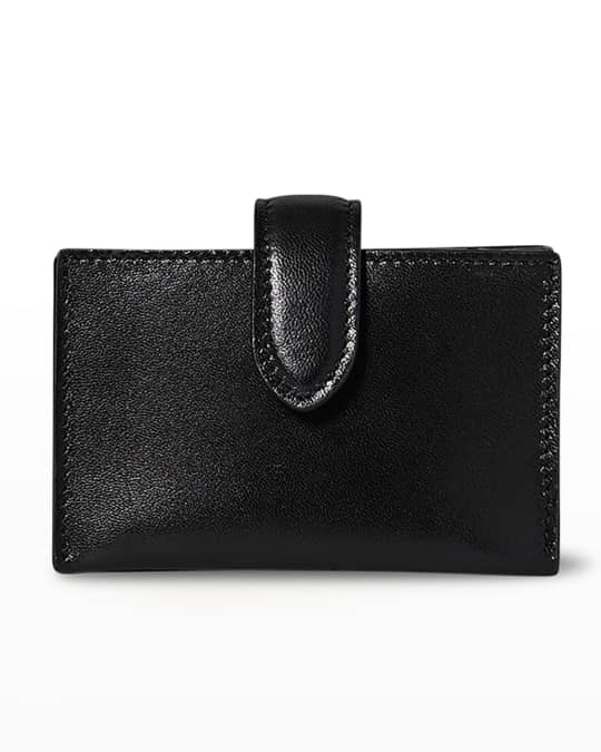 THE ROW Flap Card Case in Lambskin Leather | Neiman Marcus