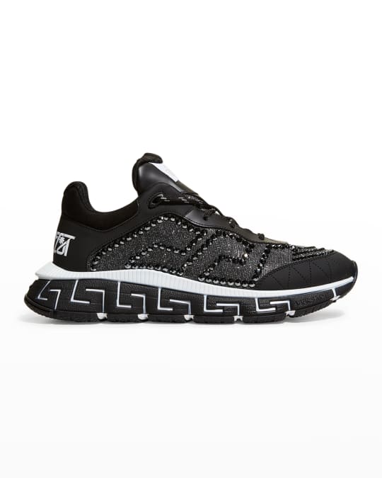 Men s Trigreca Embellished Fabric Leather Sneakers