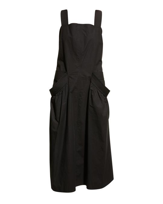 low classic apron dress LOW CLASSIC Apron Dress w/ Oversized Pockets