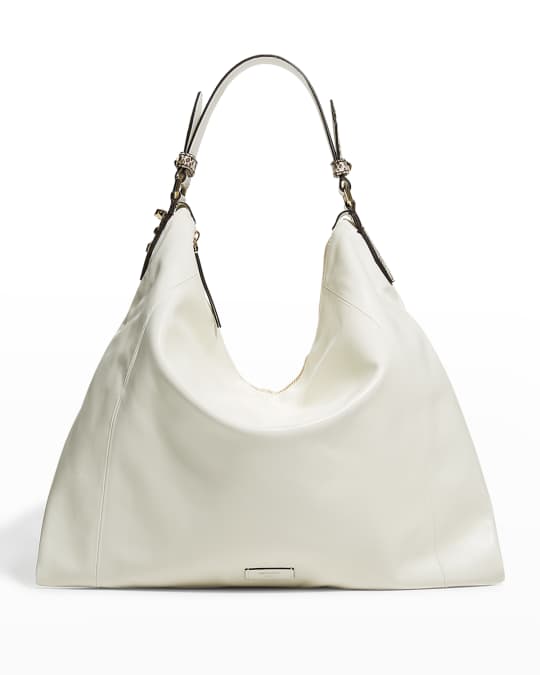 Jimmy Choo Ana Zip Snakeskin & Leather Hobo Bag | Neiman Marcus