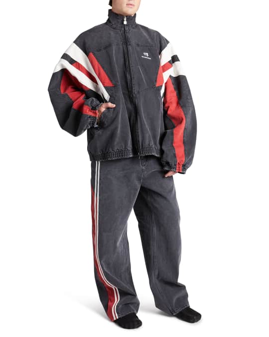 Balenciaga sweatsuit top mens red