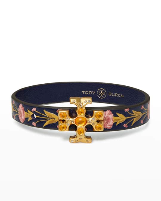 Tory Burch Roxanne Leather Bracelet Neiman Marcus