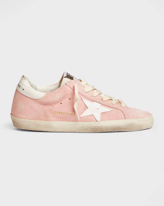 Golden Goose Superstar Suede Upper High Frequency Tongue Leather Star And Heel Sneakers