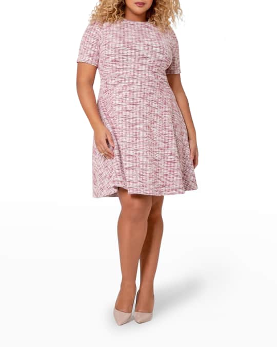 Leota Plus Size Mackenzie Fit&Flare Dress Neiman Marcus