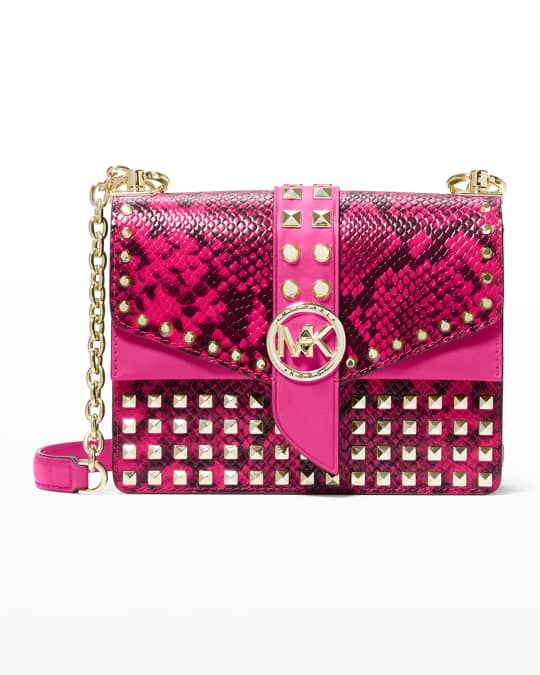 Michael kors snake print crossbody deals