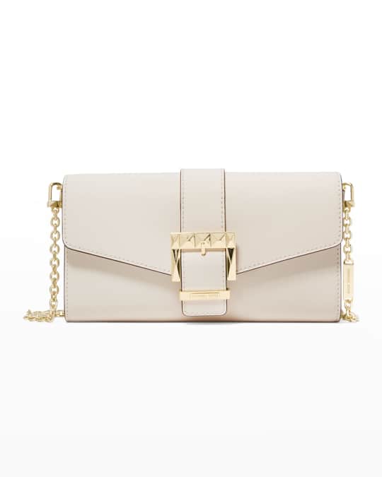 MICHAEL Michael Kors Penelope Medium Buckle Clutch Bag | Neiman Marcus