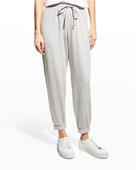 Eileen Fisher Fleece-Lined French Terry Ankle Track Pants | Neiman  display picture 1
