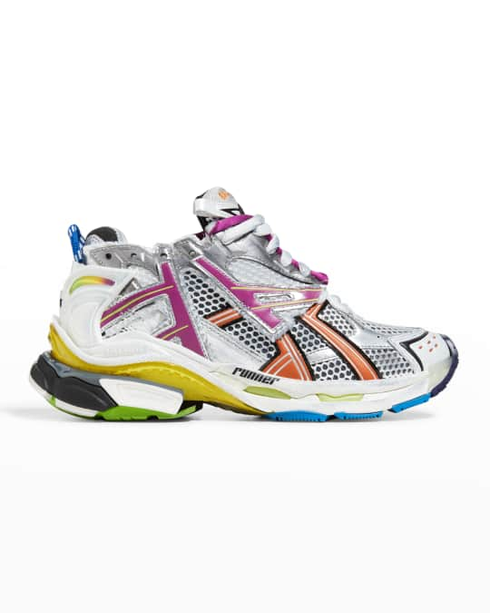 Balenciaga Colorblock Trainer Sneakers | Neiman Marcus