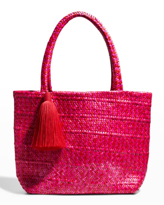 Nannacay Medium Tassel Straw Tote Bag | Neiman Marcus